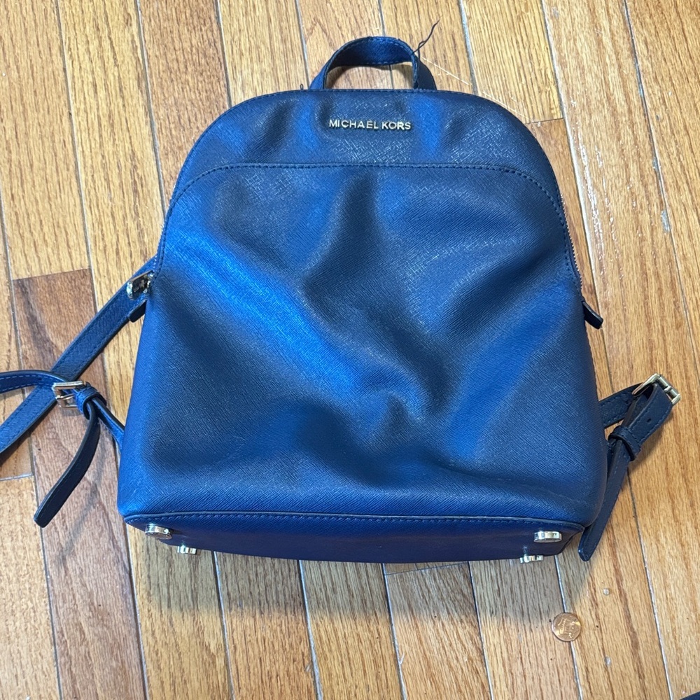 Michael Kors Dark Blue Backpack